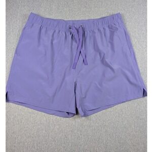 Bamboo Ave The Boundless Short Purple Mens XXL Athletic Gym Shorts 5 Inch